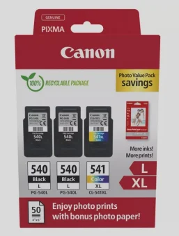 Canon multipack PG-540L x 2 + CL-541XL- Photo Pack