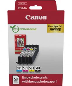 Canon multipack CLI-581 BK C M Y -  Photo Pack