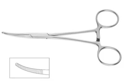 Kelly hemostatic forceps