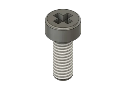Nylon bolt M3 8 mm
