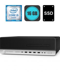 HP EliteDesk 800 G4 Core i5-8500, 16GB DDR4, 256GB SSD