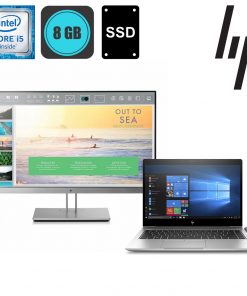 HP EliteBook 840 G5,  i5-8365U + HP EliteDisplay E233 + Docking station