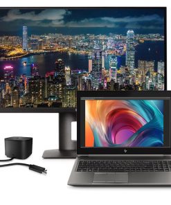 HP ZBook 15 G6 - Core i7, 32GB DDR4, 500GB SSD, T2000 + HP Z27n + Thunderbolt dock