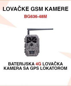 BG636-48M 4G LOVAČKA KAMERA SA GPS LOKATOROM I PIR DETEKCIJOM POKRETA
