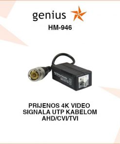 4K VIDEO BALUN PASIVNI ZA PRIJENOS SIGNALA PUTEM UTP KABELA HM-946