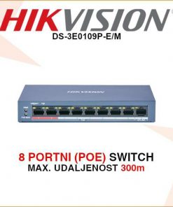 HIKVISION 8 PORTNI POE SWITCH DS-3E0109P-E/M