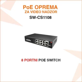 8 PORTNI POE SWITCH SW-CS1108
