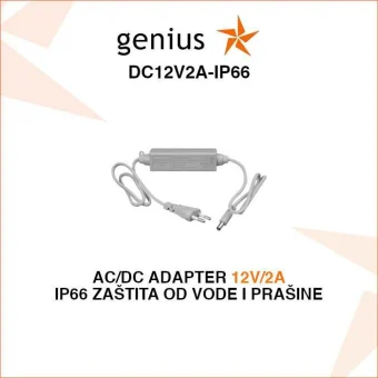 ADAPTER ZA NAPAJANJE KAMERE SA IP66 ZAŠTITOM DC12V2A-IP66