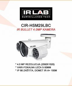 IRLAB AHD BULLET KAMERA 4MP S UKLJUČENOM BAZOM CIR-HSM29LBC