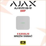 AJAX 8 KANALNI 4K MREŽNI VIDEO SNIMAČ AJ-NVR108-W