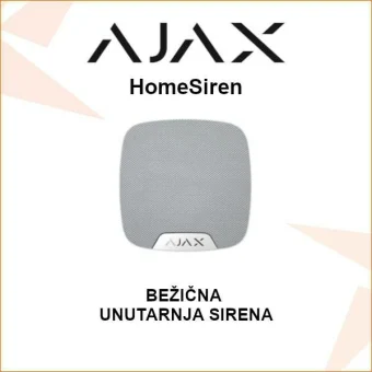 AJAX HomeSiren BEŽIČNA UNUTRAŠNJA SIRENA PODESIVE JAČINE