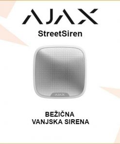 AJAX StreetSiren BEŽIČNA VANJSKA SIRENA S UGRAĐENOM BLJESKALICOM