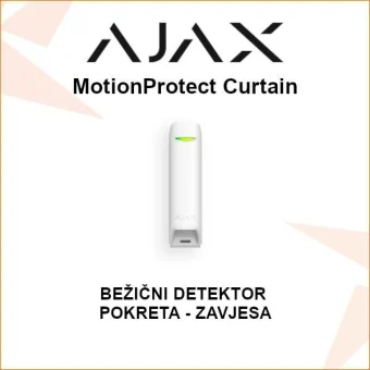 AJAX MotionProtect Curtain BEŽIČNI DETEKTOR POKRETA ZAVJESA
