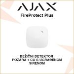 AJAX FireProtect Plus BEŽIČNI DETEKTOR POŽARA I UGLJIČNOG MONOKSIDA