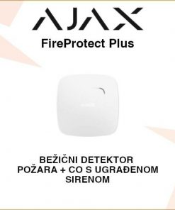 AJAX FireProtect Plus BEŽIČNI DETEKTOR POŽARA I UGLJIČNOG MONOKSIDA