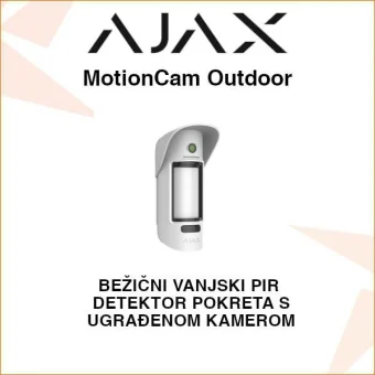 AJAX MotionCam Outdoor BEŽIČNI DETEKTOR POKRETA S UGRAĐENOM KAMEROM