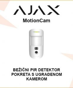 AJAX MotionCam BEŽIČNI PIR DETEKTOR POKRETA S UGRAĐENOM KAMEROM