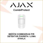 AJAX CombiProtect BEŽIČNI KOMBINIRANI DETEKTOR POKRETA I LOMA STAKLA