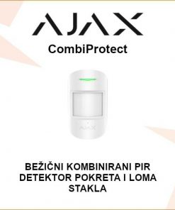 AJAX CombiProtect BEŽIČNI KOMBINIRANI DETEKTOR POKRETA I LOMA STAKLA