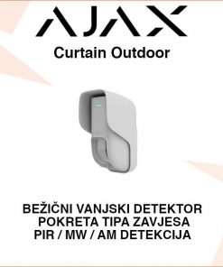 AJAX CURTAIN OUTDOOR BEŽIČNI VANJSKI KOMBINIRANI DETEKTOR POKRETA