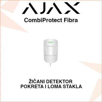 AJAX FIBRA CombiProtect DETEKTOR POKRETA I LOMA STAKLA