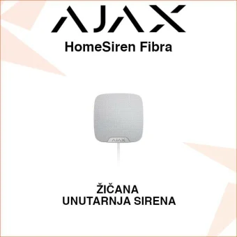 AJAX FIBRA HomeSiren ŽIČANA UNUTARNJA SIRENA