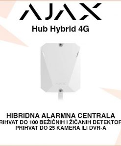 AJAX FIBRA HUB HYBRID 4G - HIBRIDNA ALARMNA CENTRALA