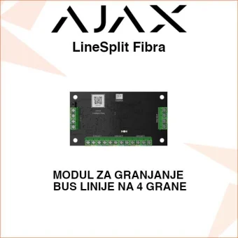 Ajax FIBRA LineSplit MODUL ZA GRANJANJE FIBRA BUS LINIJE NA 4 GRANE