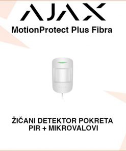 AJAX FIBRA MotionProtect Plus DETEKTOR POKRETA PIR I MIKROVALOVI
