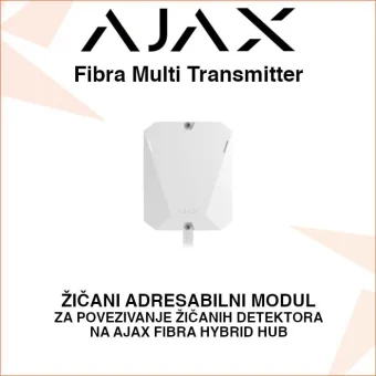 AJAX FIBRA Multi Transmitter ZA POVEZIVANJE ŽIČANIH DETEKTORA NA AJAX