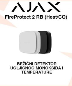 AJAX FireProtect 2 RB BEŽIČNI DETEKTOR CO I TEMPERATURE SA SIRENOM