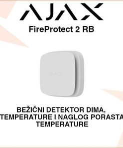 AJAX FireProtect 2 RB BEŽIČNI DETEKTOR DIMA I TEMPERATURE SA SIRENOM