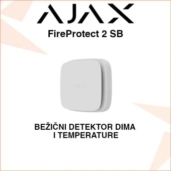 AJAX FireProtect 2 SB BEŽIČNI DETEKTOR DIMA I TEMPERATURE