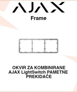 AJAX Frame OKVIR S 3 MJESTA ZA AJAX LIGHTSWITCH PAMETNE PREKIDAČE
