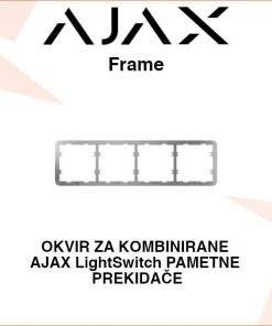 AJAX Frame OKVIR S 4 MJESTA ZA AJAX LIGHTSWITCH PAMETNE PREKIDAČE