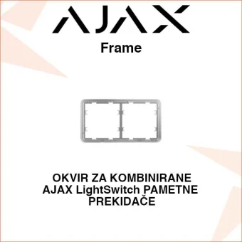 AJAX Frame OKVIR ZA KOMBINIRANE AJAX LIGHTSWITCH PAMETNE PREKIDAČE