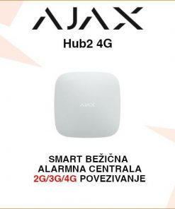 AJAX HUB2 4G CENTRALA S LAN KOMUNIKATOROM I FOTO VERIFIKACIJOM
