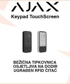 AJAX Keypad TouchScreen BEŽIČNA TIPKOVNICA S UGRAĐENIM RFID ČITAČEM