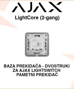 AJAX LightCore BAZA PREKIDAČA ZA AJAX LightSwitch - DVOSTRUKI