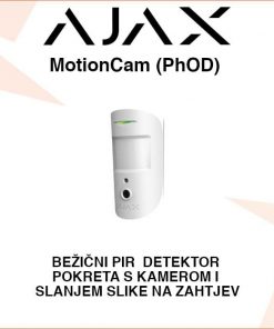 Ajax MotionCam DETEKTOR POKRETA S KAMEROM I DOHVATOM SLIKE NA ZAHTJEV