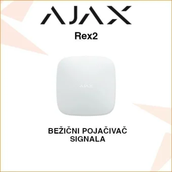 AJAX ReX2 BEŽIČNI POJAČIVAČ SIGNALA S PODRŠKOM ZA FOTO VERIFIKACIJU