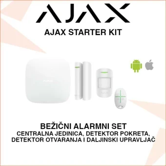 AJAX STARTER KIT - BEŽIČNI SMARTPHONE UPRAVLJIVI ALARMNI SET