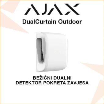 AJAX DualCurtain Outdoor VANJSKI BEŽIČNI DETEKTOR POKRETA ZAVJESA