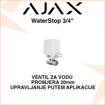 AJAX WaterStop VENTIL ZA VODU PROMJERA 20mm S AUTOMATSKIM ZATVARANJEM