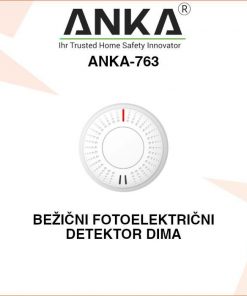 ANKA BEŽIČNI DETEKTOR DIMA S UGRAĐENOM SIRENOM ANKA-763