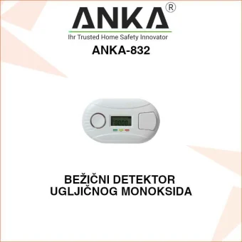 ANKA BEŽIČNI DETEKTOR UGLJIČNOG MONOKSIDA ANKA-832