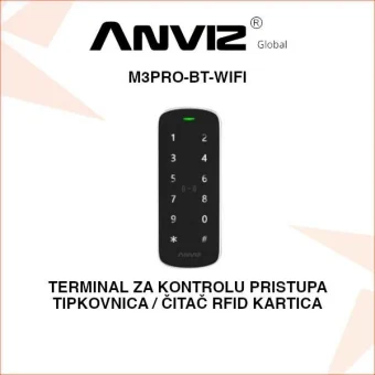 ANVIZ SAMOSTALNI TERMINAL ZA KONTROLU PRISTUPA M3PRO-BT-WIFI