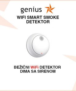 BEŽIČNI WIFI DETEKTOR DIMA SA UGRAĐENOM SIRENOM