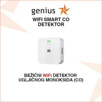 BEŽIČNI WIFI DETEKTOR UGLJIČNOG MONOKSIDA SA SIRENOM