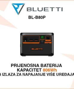 BLUETTI PRIJENOSNA BATERIJA KAPACITETA 806Wh B80P